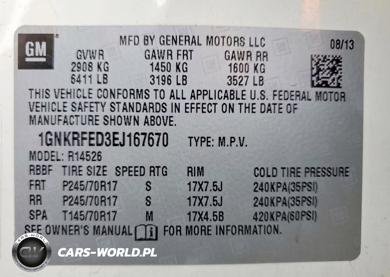 2014 Chevrolet Traverse Ls VIN:1GNKRFED3EJ167670 - 14