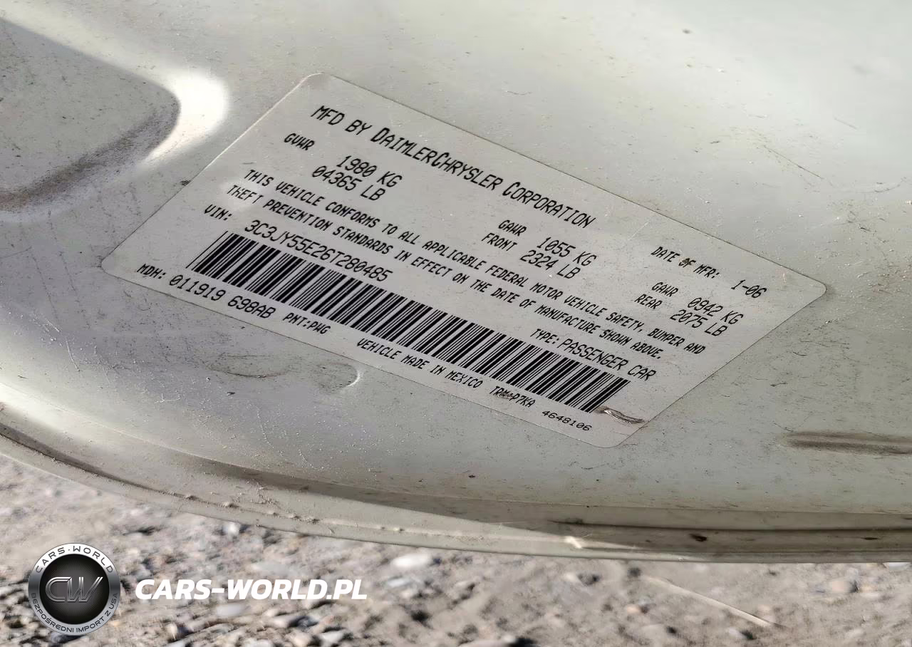 2006 Chrysler Pt Cruiser Touring VIN:3C3JY55E26T280485 - 12