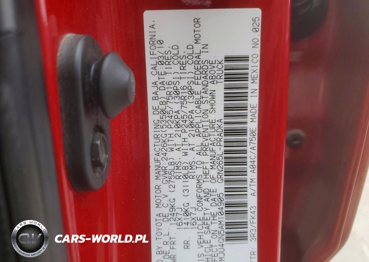 2010 Toyota Tacoma VIN:3TMJU4GN5AM104905 - 12