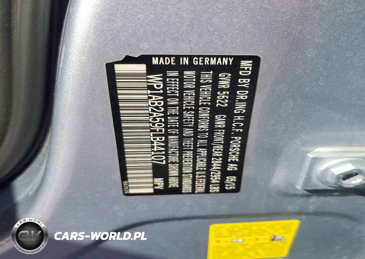 2015 Porsche Macan S VIN:WP1AB2A59FLB44107 - 13
