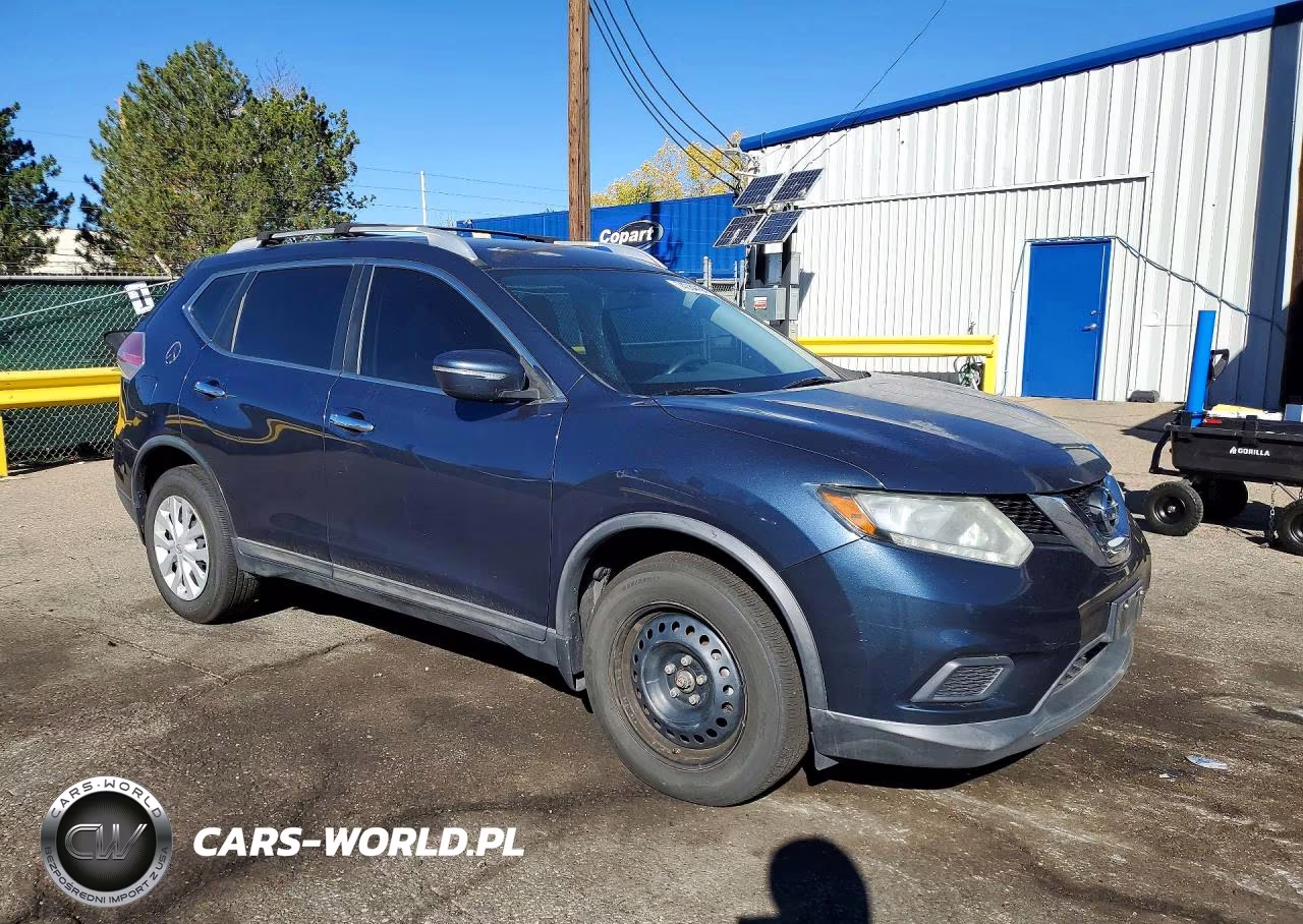 2015 Nissan Rogue S VIN:KNMAT2MV7FP567724 - 4