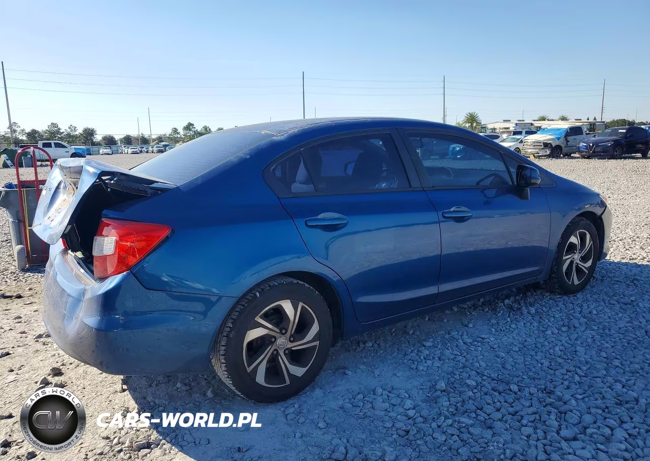 2012 Honda Civic Lx VIN:2HGFB2F51CH501581 - 3