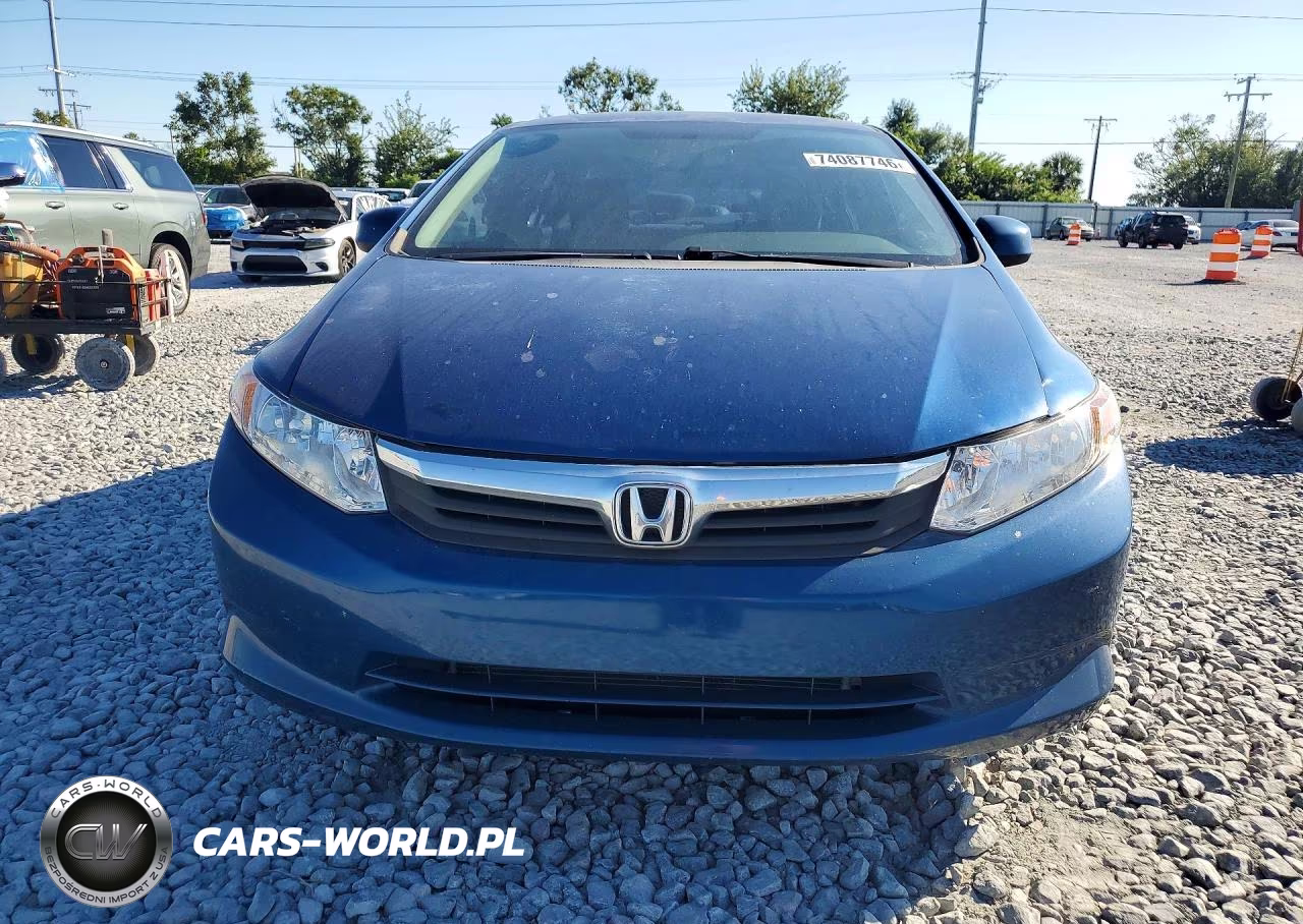 2012 Honda Civic Lx VIN:2HGFB2F51CH501581 - 5