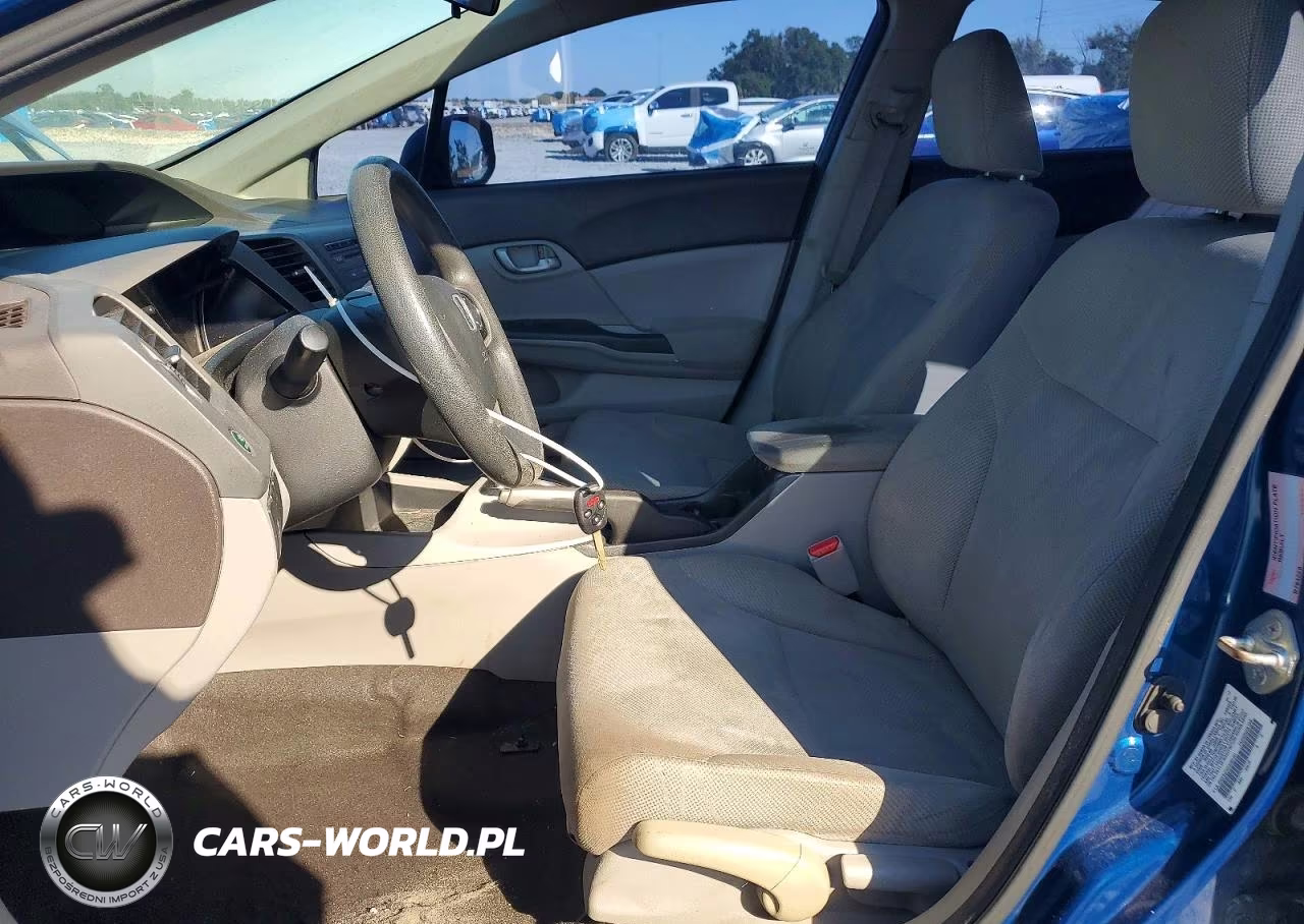 2012 Honda Civic Lx VIN:2HGFB2F51CH501581 - 7