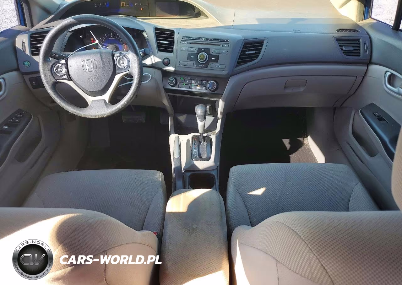 2012 Honda Civic Lx VIN:2HGFB2F51CH501581 - 8
