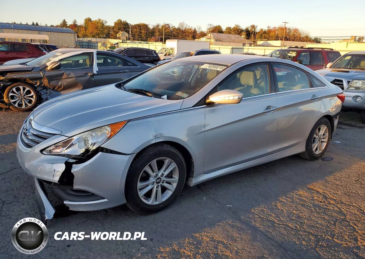 2014 Hyundai Sonata Gls VIN:5NPEB4AC4EH909093 - 1