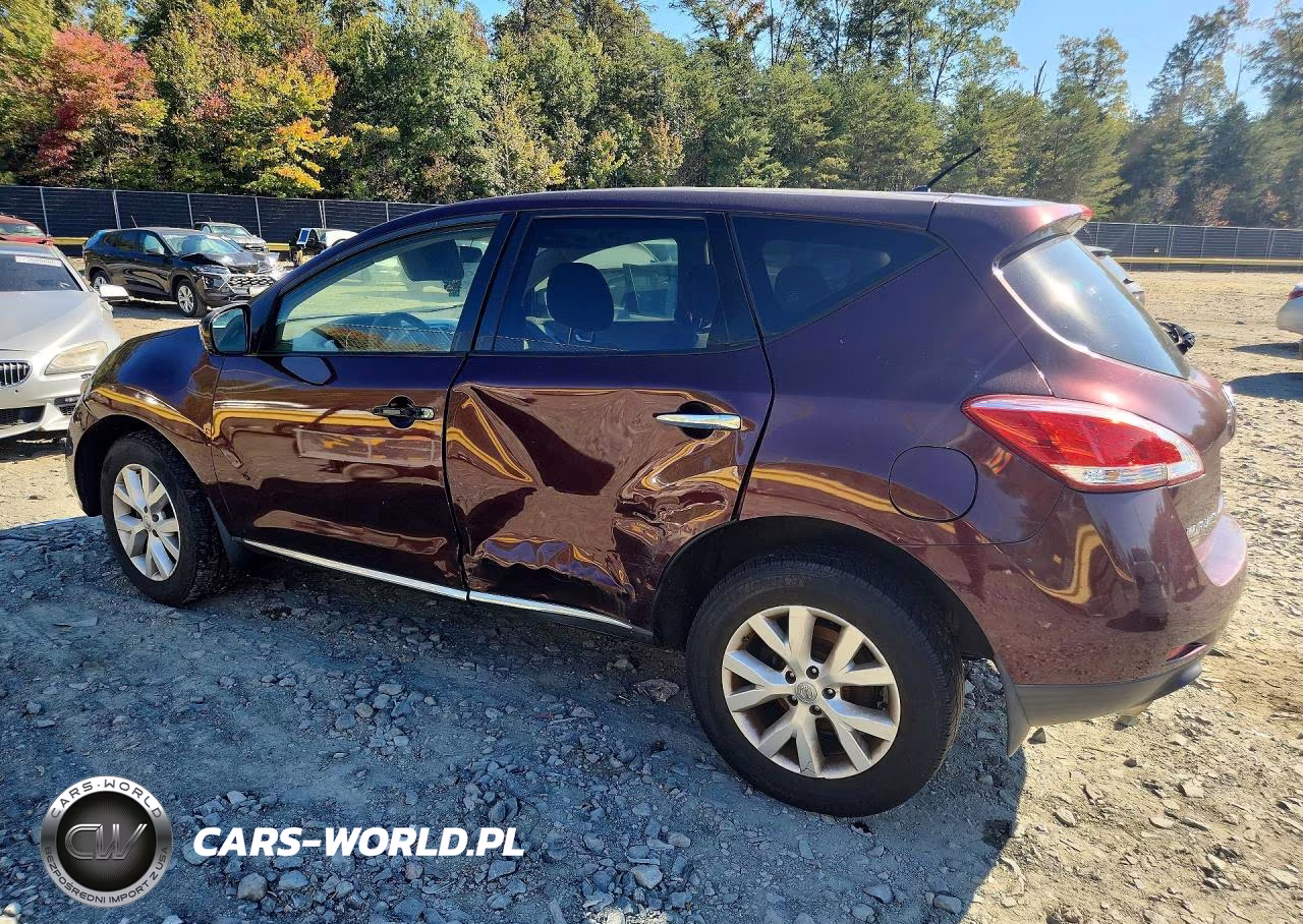 2014 Nissan Murano S VIN:JN8AZ1MU3EW409891 - 2