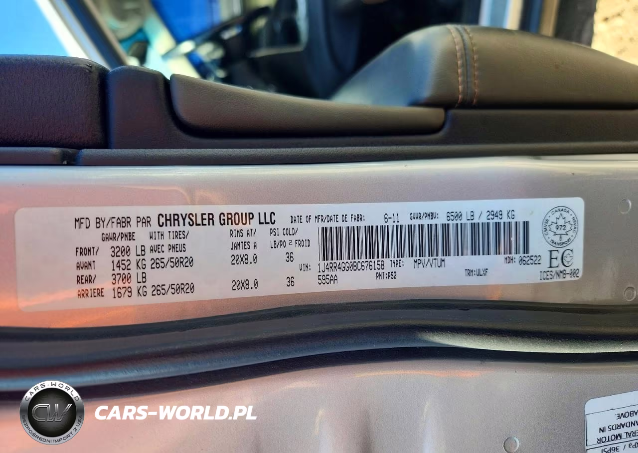 2011 Jeep Grand Cherokee Laredo VIN:1J4RR4GG0BC676158 - 13