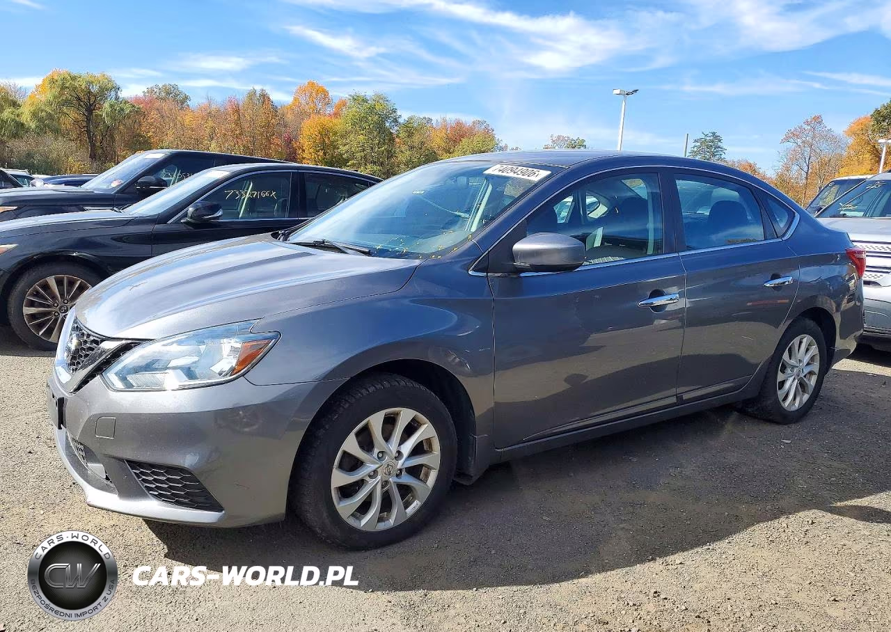 2018 Nissan Sentra Sv VIN:3N1AB7AP0JL642874 - 1
