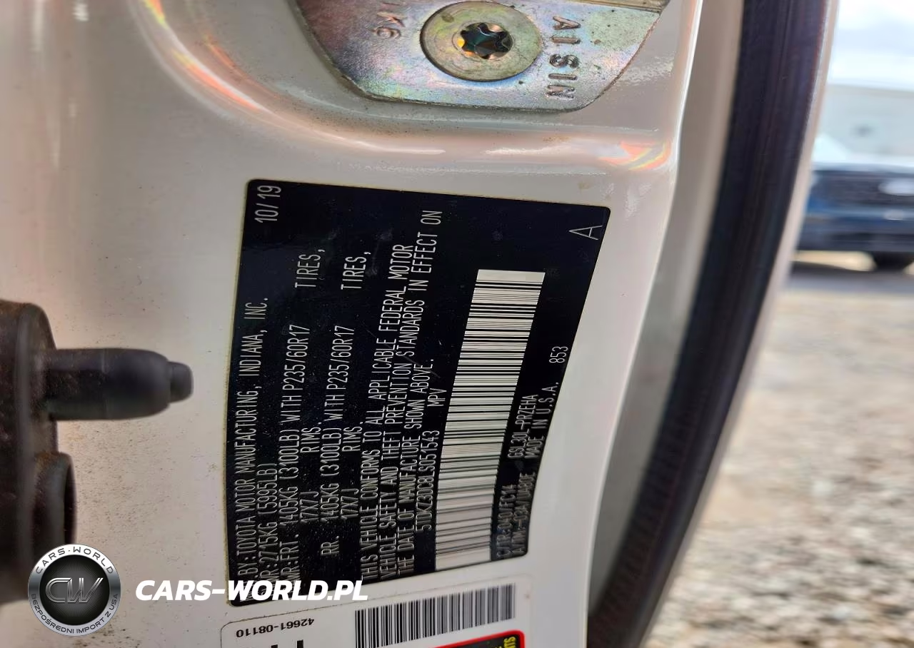 2020 Toyota Sienna Le VIN:5TDKZ3DC8LS051543 - 13