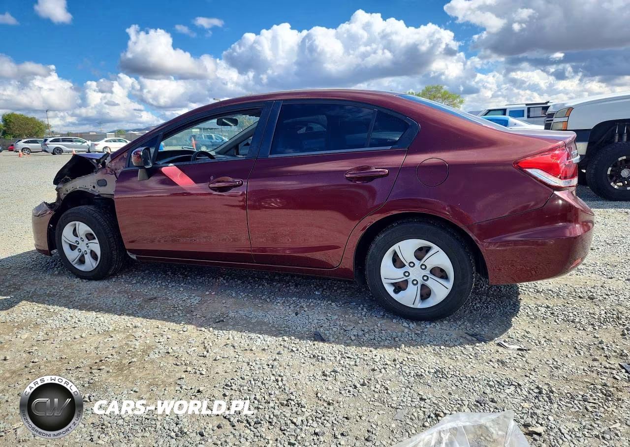 2014 Honda Civic Lx VIN:19XFB2F58EE262110 - 2