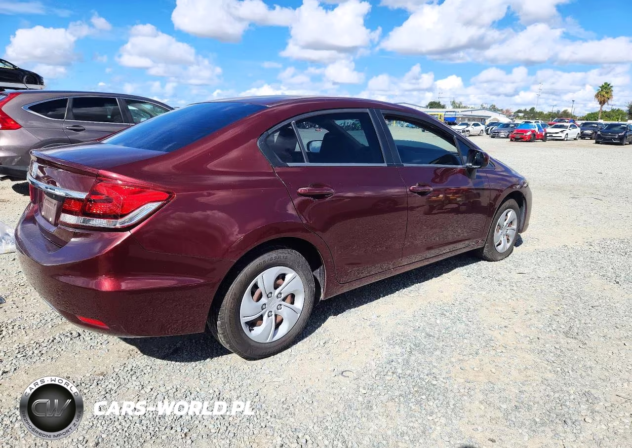 2014 Honda Civic Lx VIN:19XFB2F58EE262110 - 3