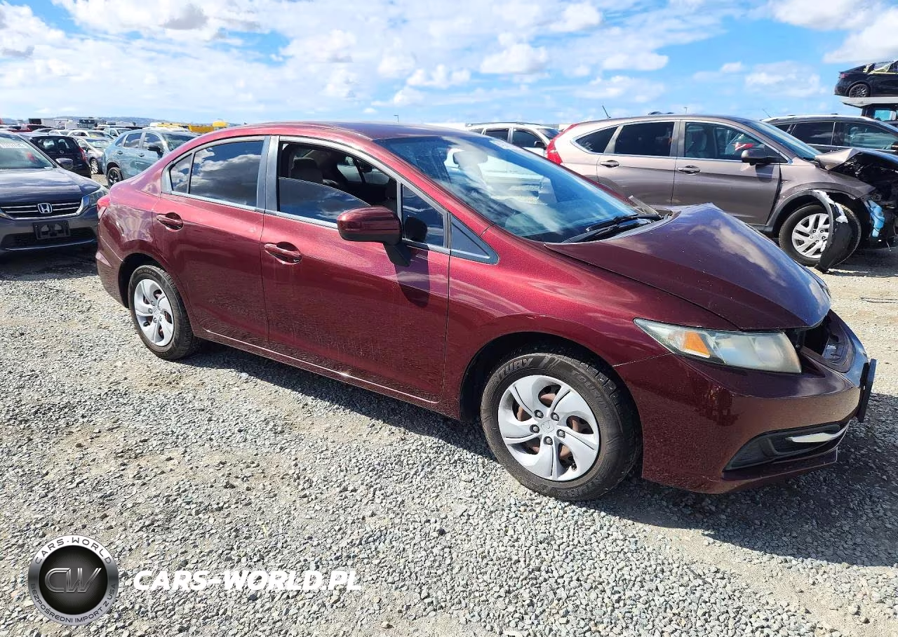 2014 Honda Civic Lx VIN:19XFB2F58EE262110 - 4