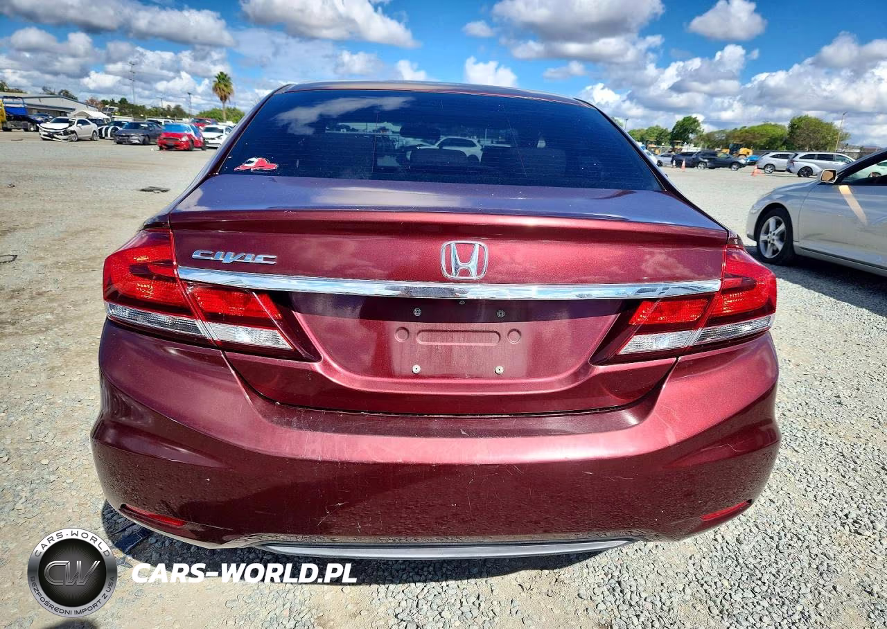 2014 Honda Civic Lx VIN:19XFB2F58EE262110 - 6