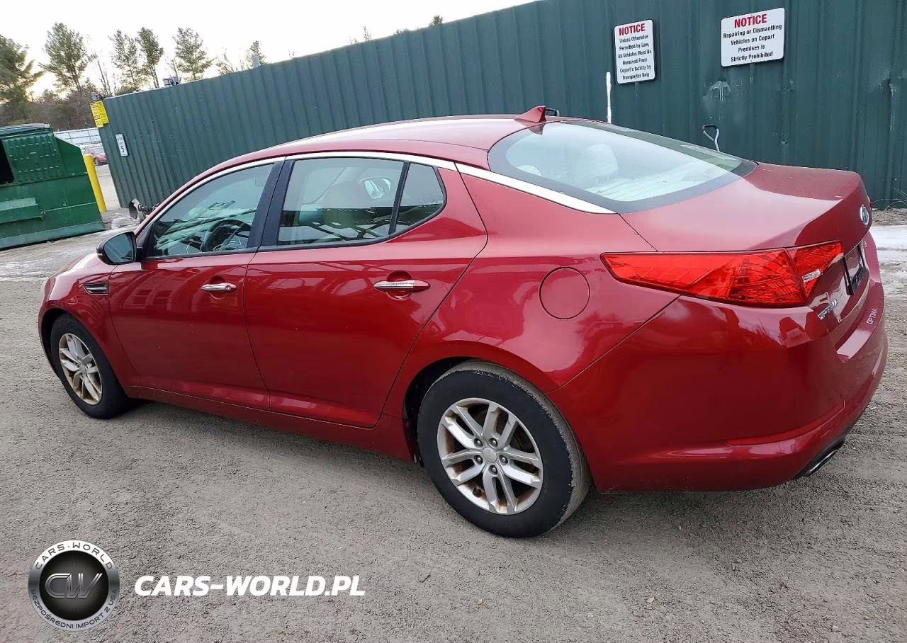 2012 Kia Optima Lx VIN:5XXGM4A75CG076483 - 2