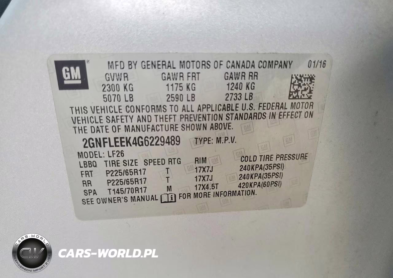 2016 Chevrolet Equinox Ls VIN:2GNFLEEK4G6229489 - 13