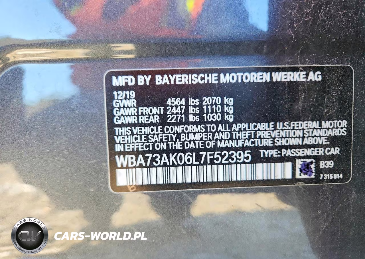2020 BMW 228Xi VIN:WBA73AK06L7F52395 - 12