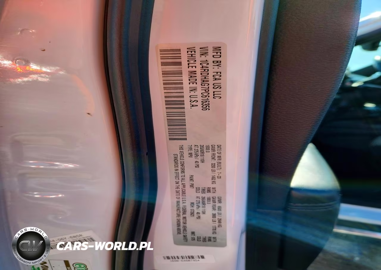 2023 Dodge Durango Sxt VIN:1C4RDHAG7PC616356 - 13