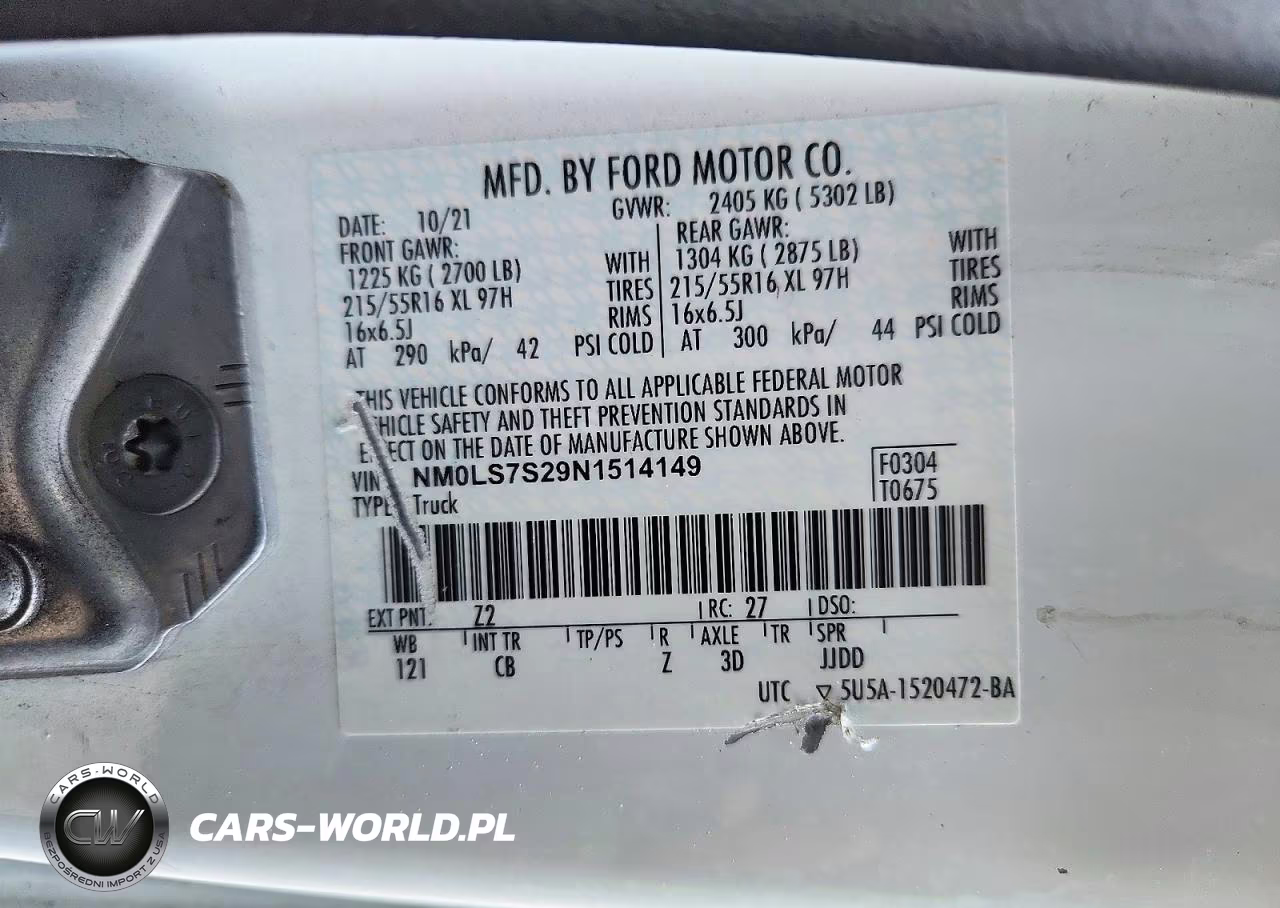 2022 Ford Transit Connect Xl VIN:NM0LS7S29N1514149 - 13