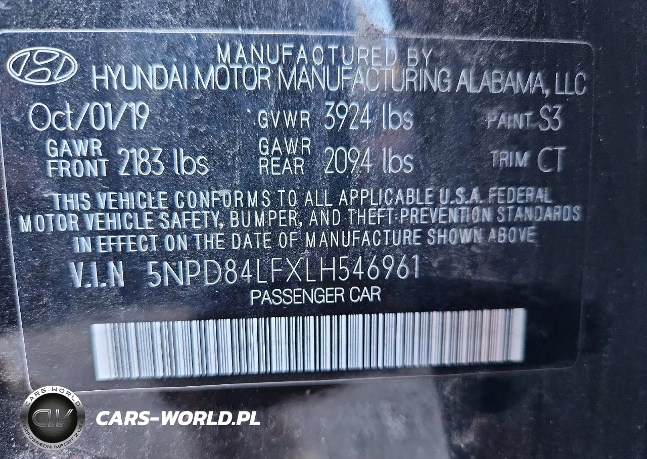 2020 Hyundai Elantra Sel VIN:5NPD84LFXLH546961 - 12