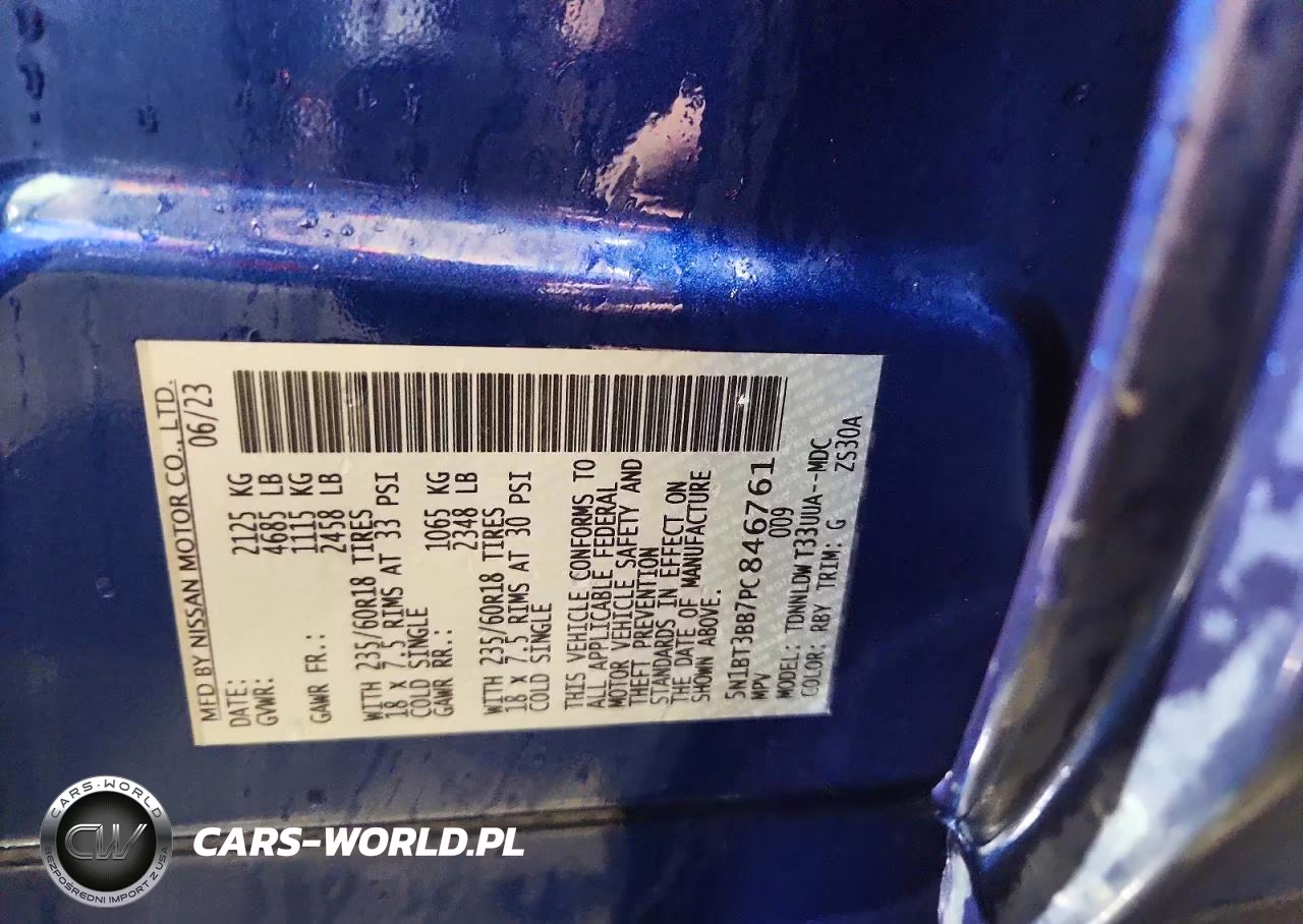 2023 Nissan Rogue Sv VIN:5N1BT3BB7PC846761 - 13