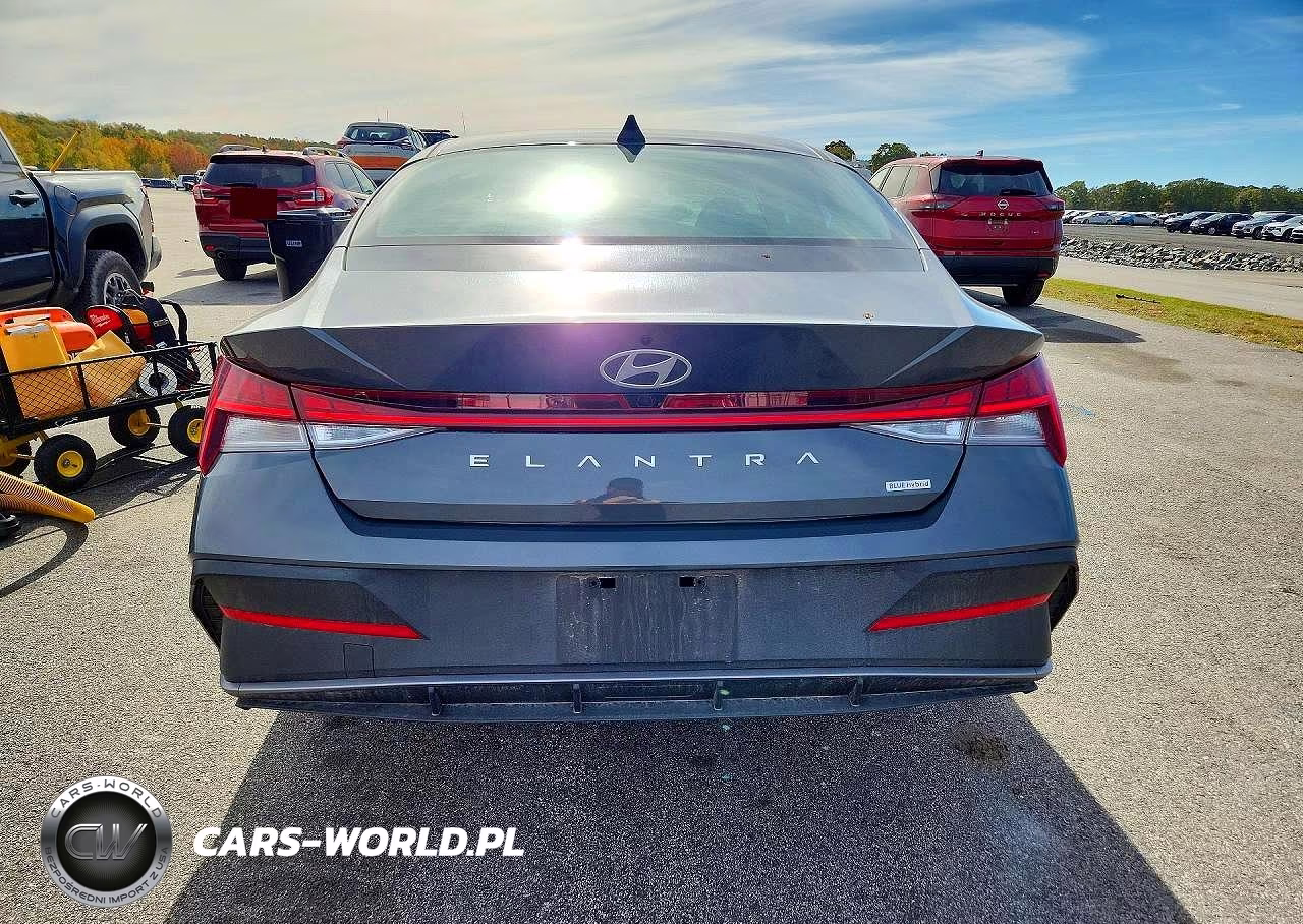 2026 Hyundai Elantra Hybrid Blue VIN:KMHLM4DJ8TU212181 - 6