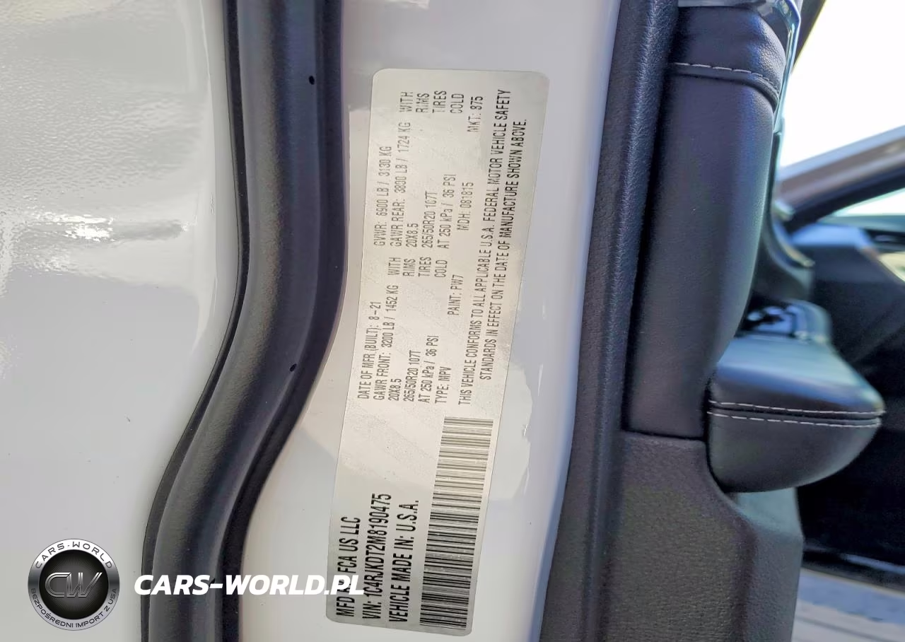 2021 Jeep Grand Cherokee L Overland VIN:1C4RJKDT2M8190475 - 13