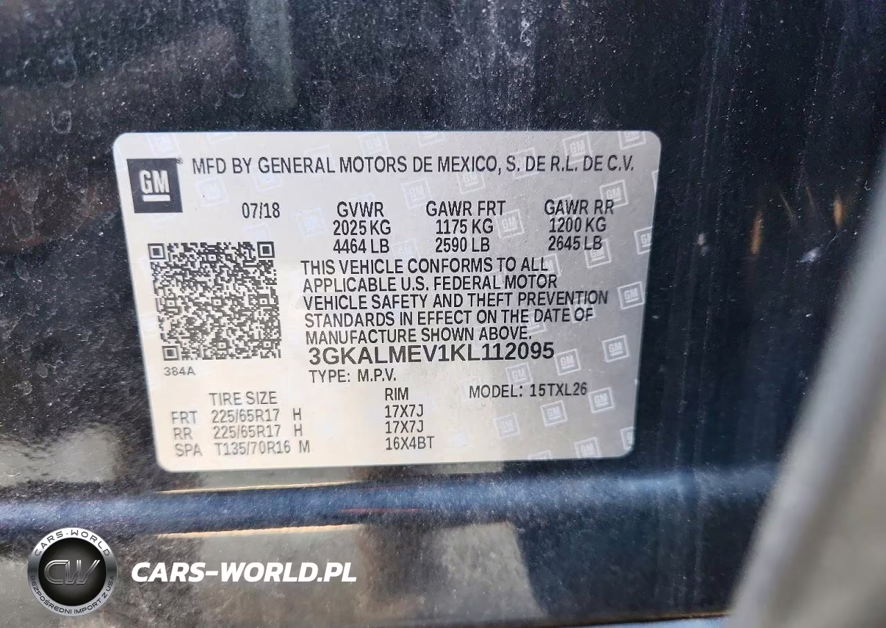 2019 GMC Terrain Sle VIN:3GKALMEV1KL112095 - 13
