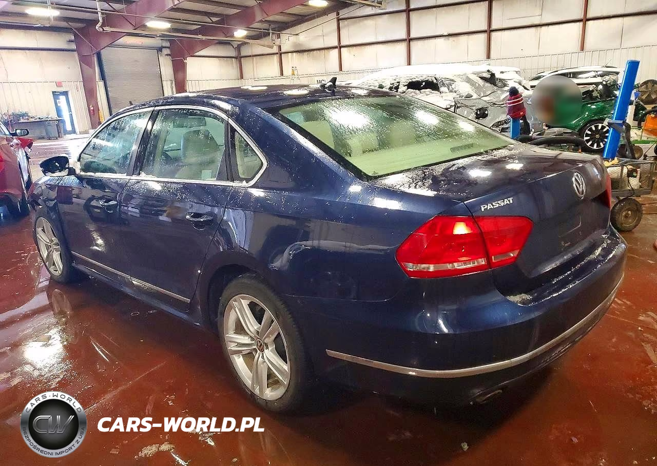 2013 Volkswagen Passat Se VIN:1VWBN7A32DC022806 - 2