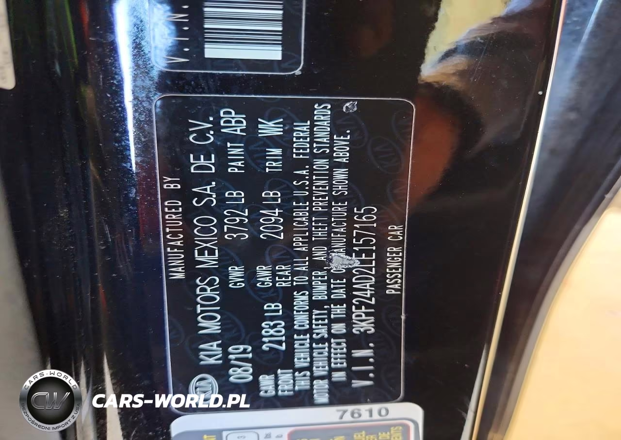 2020 Kia Forte Lxs VIN:3KPF24AD2LE157165 - 12