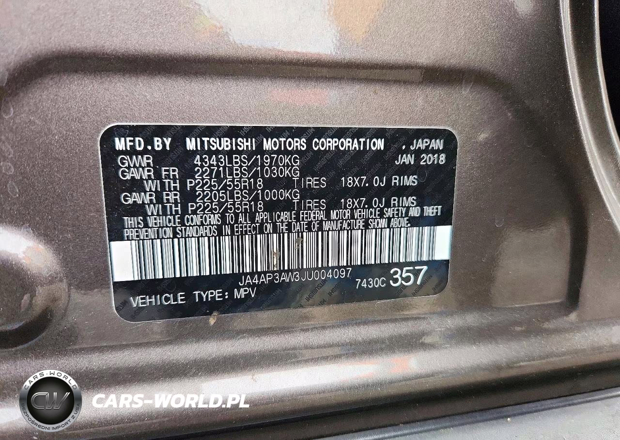 2018 Mitsubishi Outlander Sport Es VIN:JA4AP3AW3JU004097 - 14
