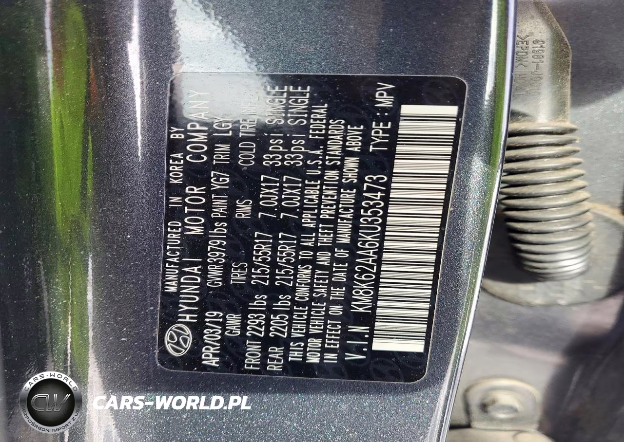 2019 Hyundai Kona Sel VIN:KM8K62AA6KU353473 - 13