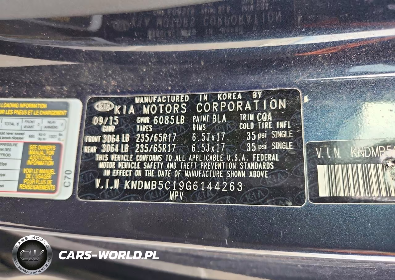 2016 Kia Sedona Lx VIN:KNDMB5C19G6144263 - 12