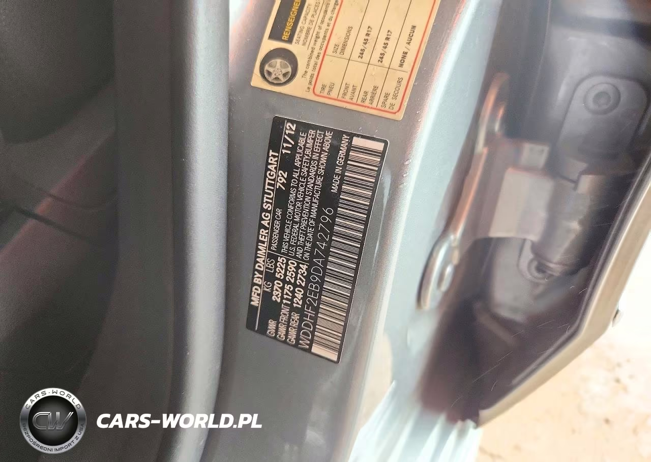 2013 Mercedes-Benz E 350 Bluetec VIN:WDDHF2EB9DA742796 - 12
