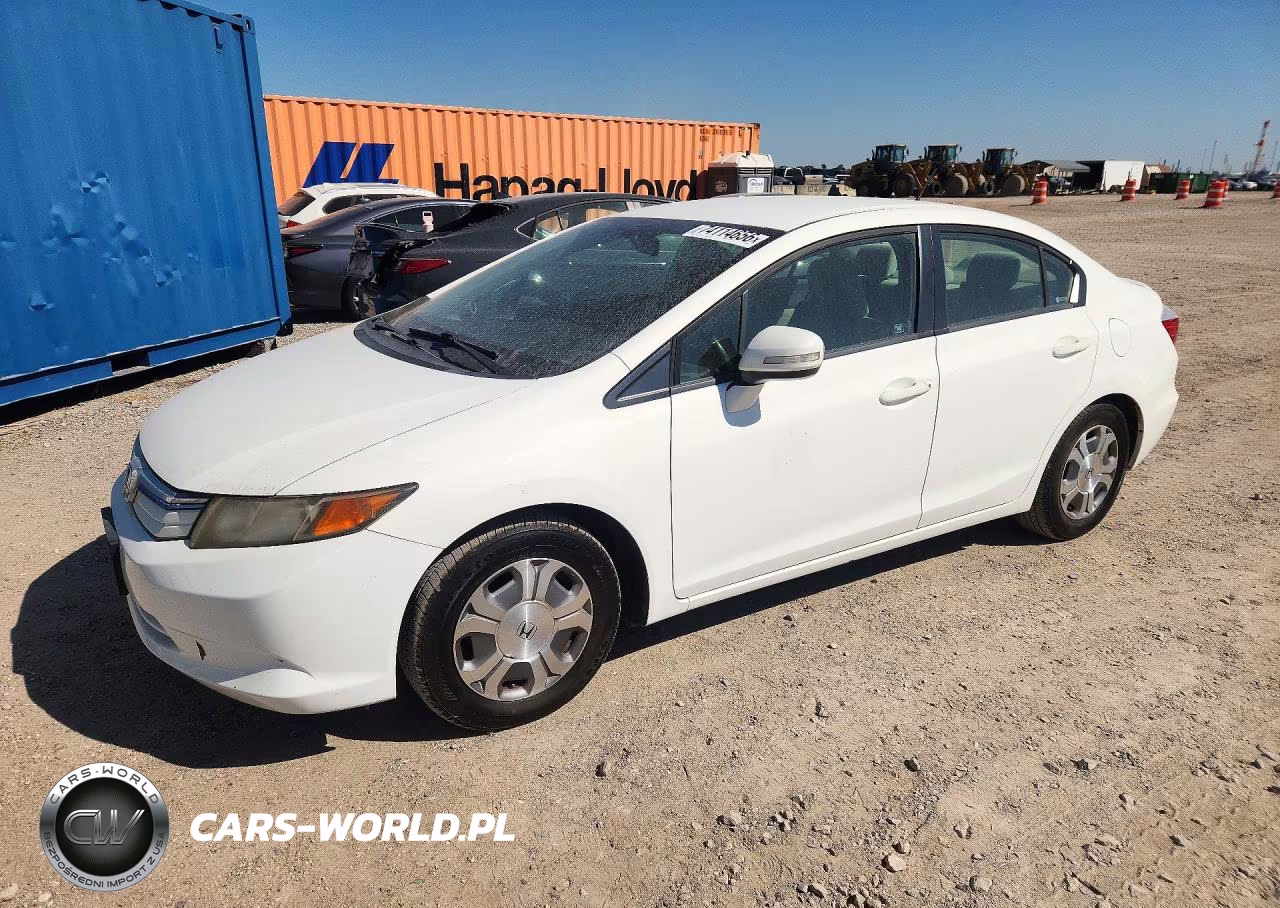 2012 Honda Civic Hybrid VIN:JHMFB4F20CS000835 - 1
