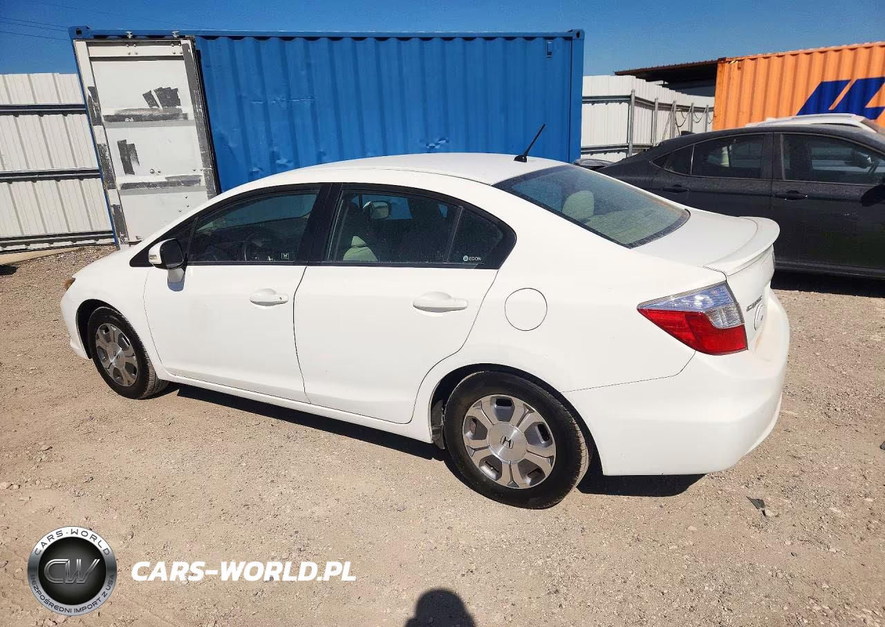 2012 Honda Civic Hybrid VIN:JHMFB4F20CS000835 - 2