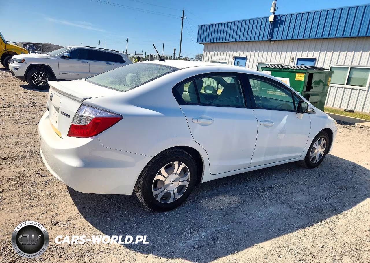 2012 Honda Civic Hybrid VIN:JHMFB4F20CS000835 - 3