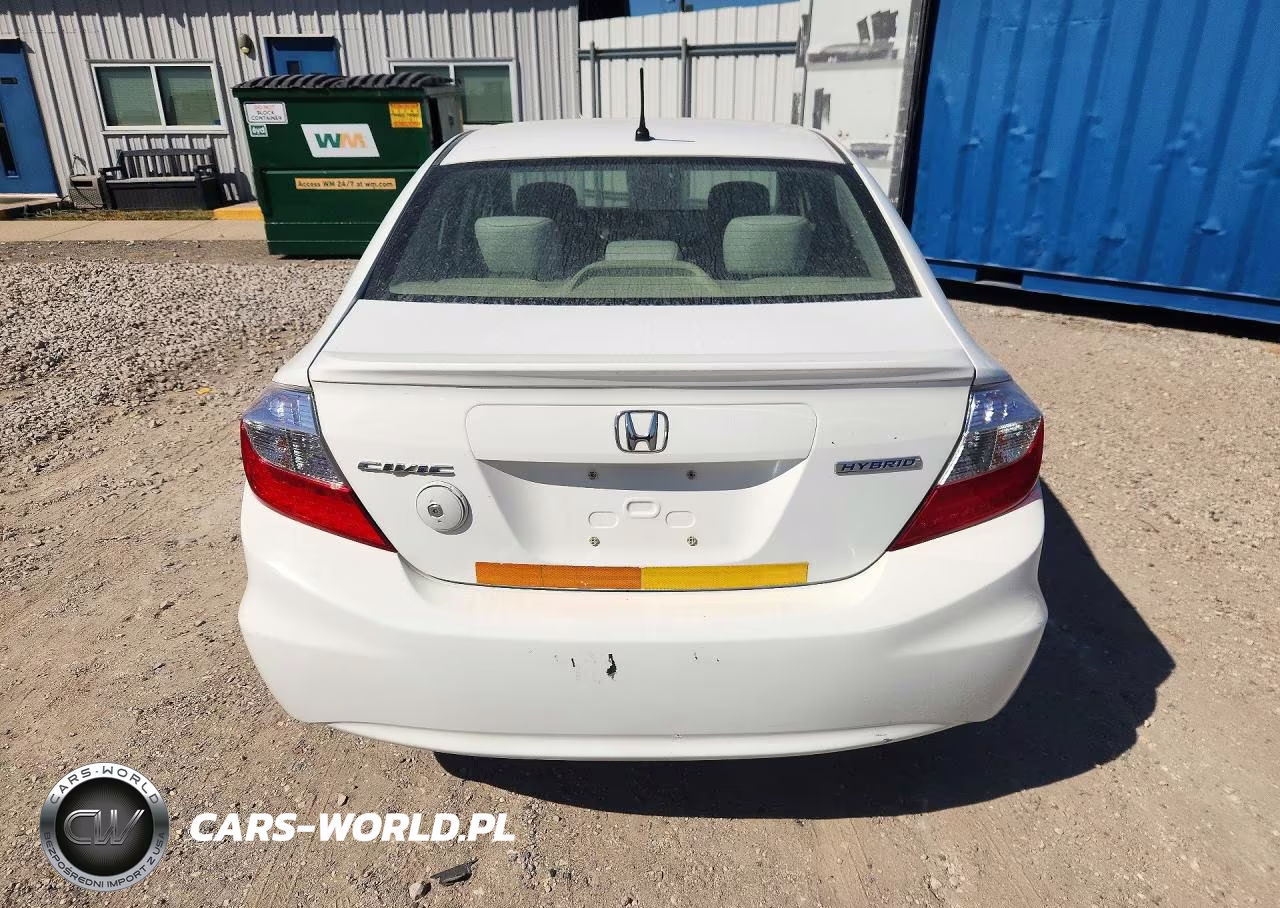 2012 Honda Civic Hybrid VIN:JHMFB4F20CS000835 - 6