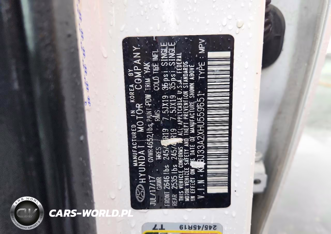 2017 Hyundai Tucson Value VIN:KM8J33A2XHU559651 - 13