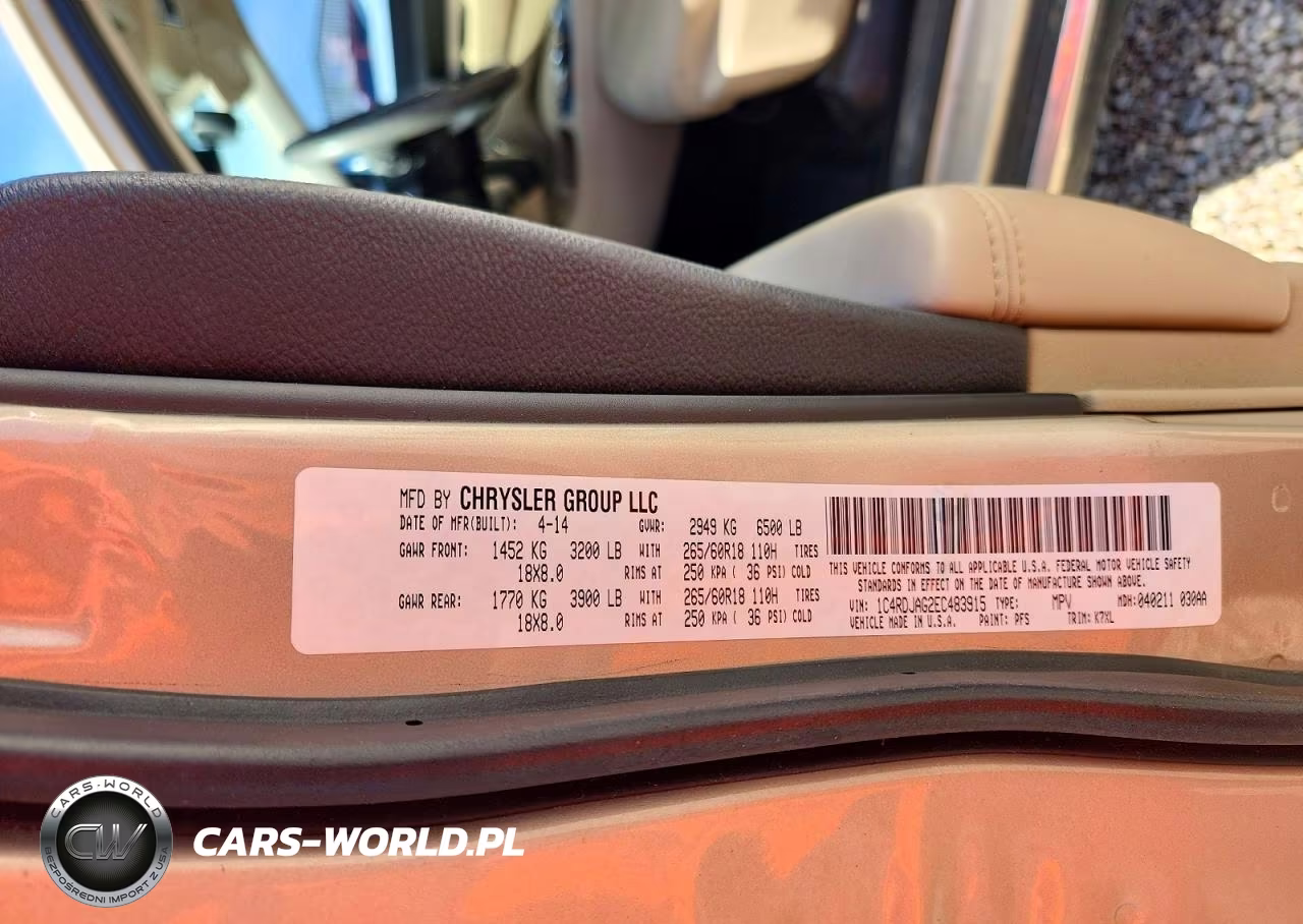 2014 Dodge Durango Sxt VIN:1C4RDJAG2EC483915 - 13