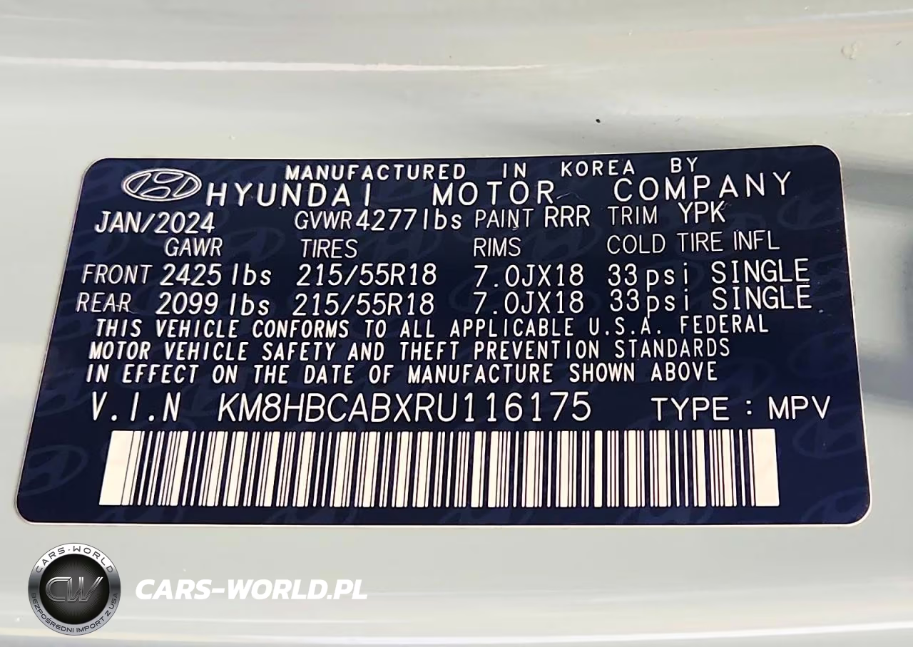 2024 Hyundai Kona Sel VIN:KM8HBCABXRU116175 - 14