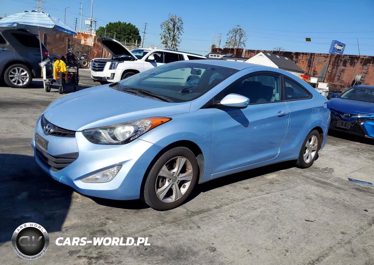 2013 Hyundai Elantra Coupe Gs VIN:KMHDH6AE9DU004405 - 1