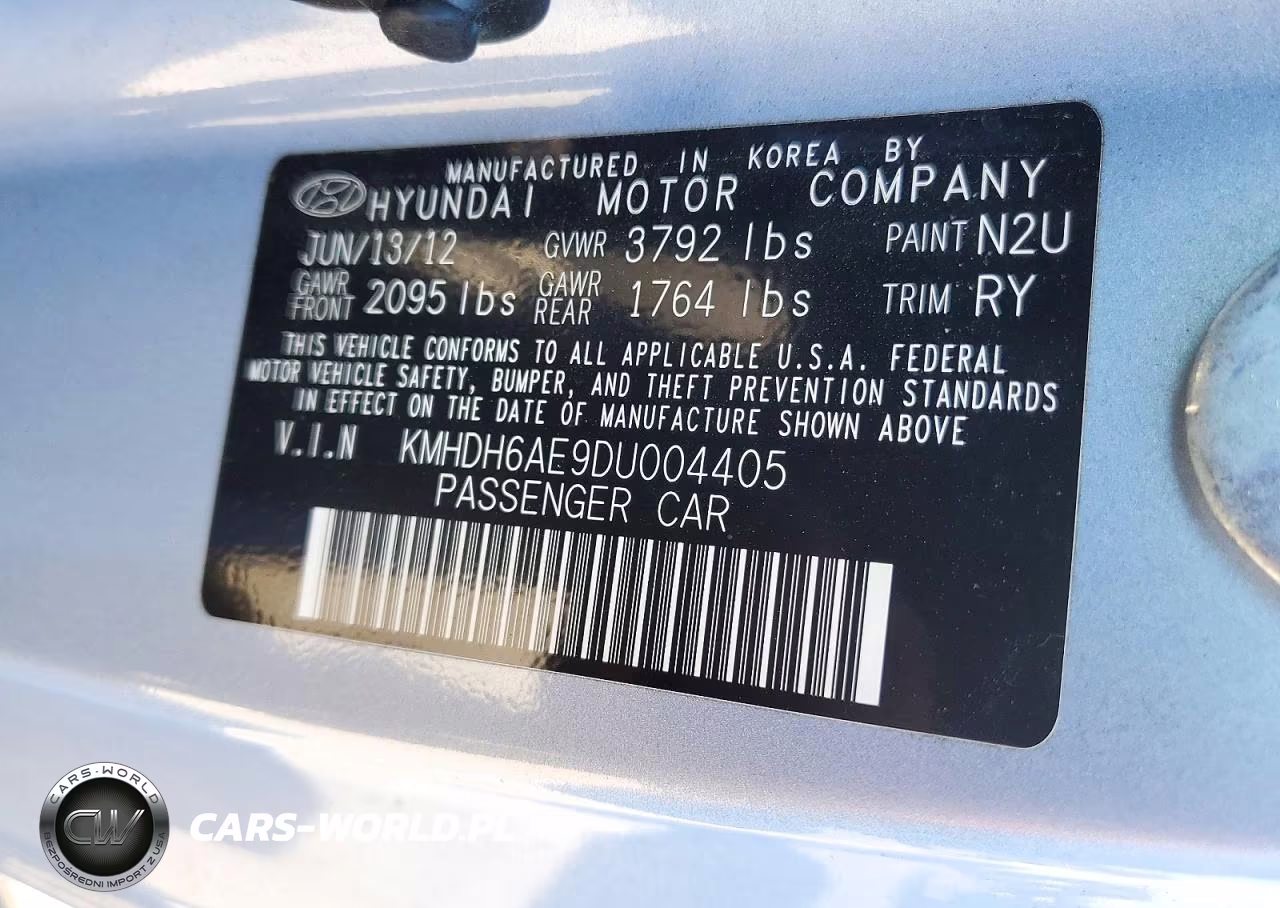 2013 Hyundai Elantra Coupe Gs VIN:KMHDH6AE9DU004405 - 12