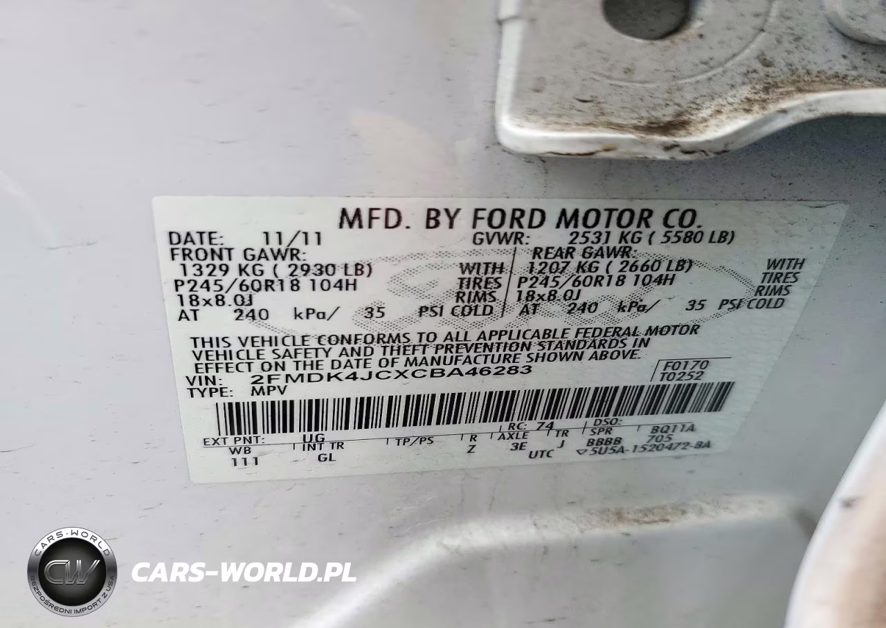 2012 Ford Edge Sel VIN:2FMDK4JCXCBA46283 - 13