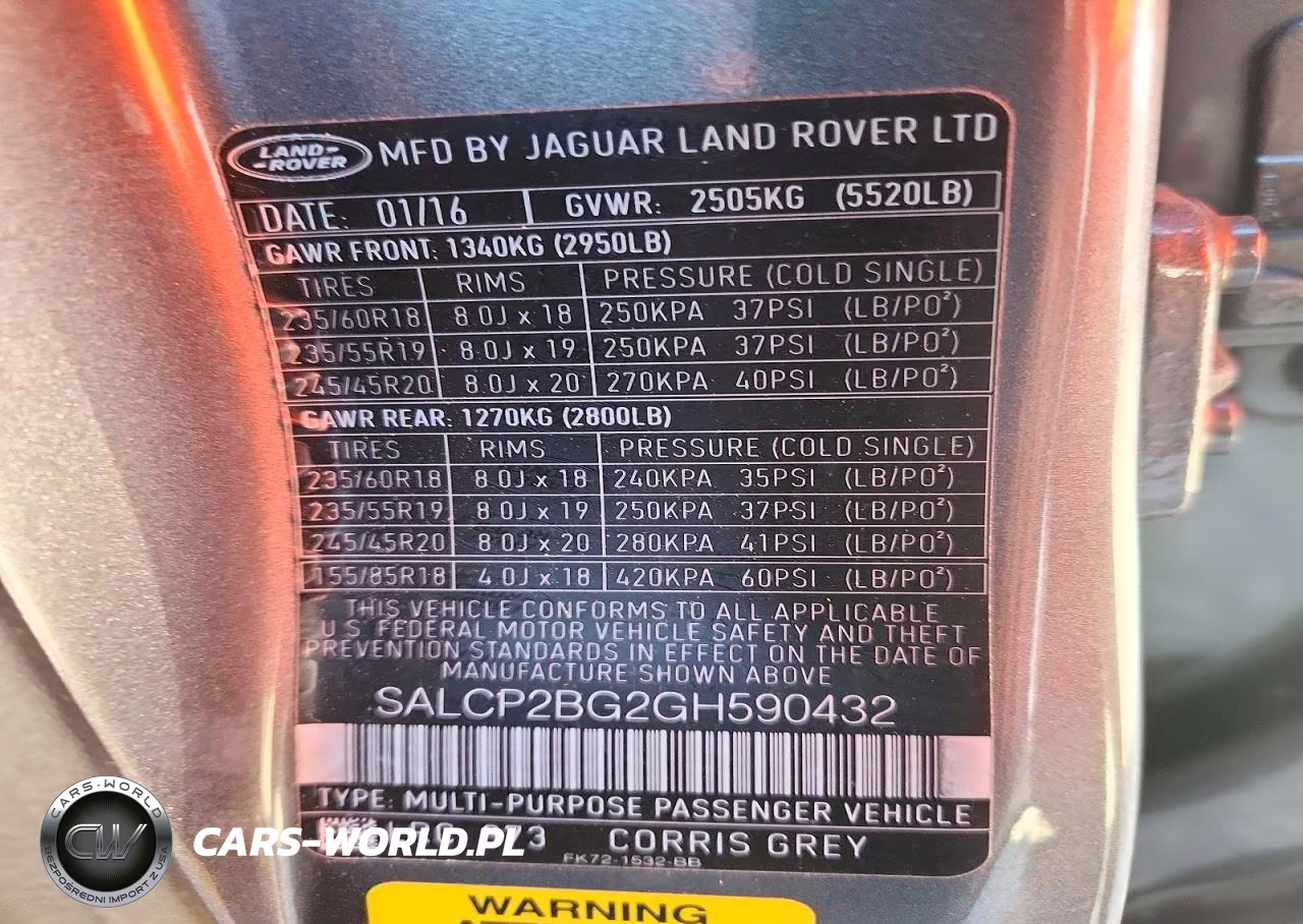 2016 Land Rover Discovery Sport Se VIN:SALCP2BG2GH590432 - 13