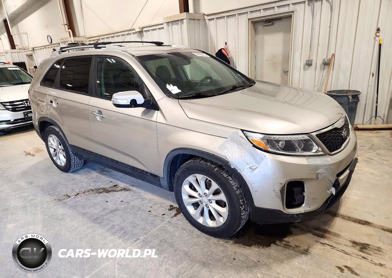 2014 Kia Sorento Ex VIN:5XYKUDA7XEG491078 - 4