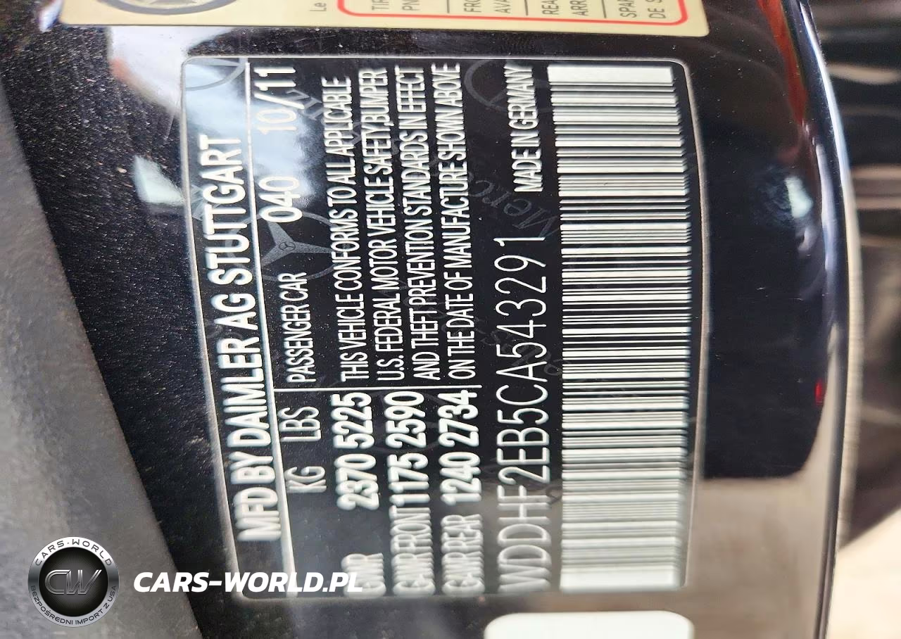 2012 Mercedes-Benz E 350 Bluetec VIN:WDDHF2EB5CA543291 - 12