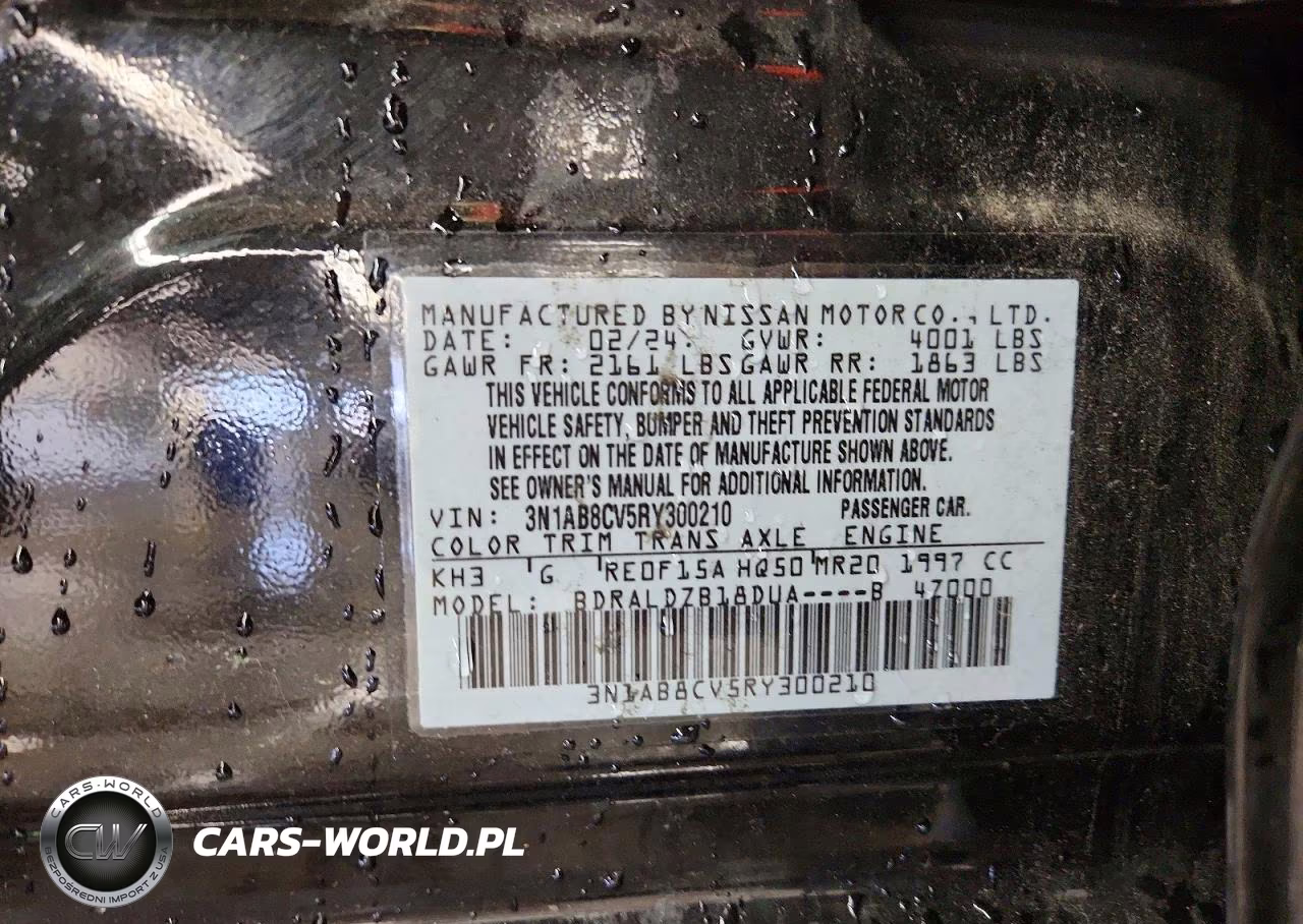 2024 Nissan Sentra Sv VIN:3N1AB8CV5RY300210 - 12