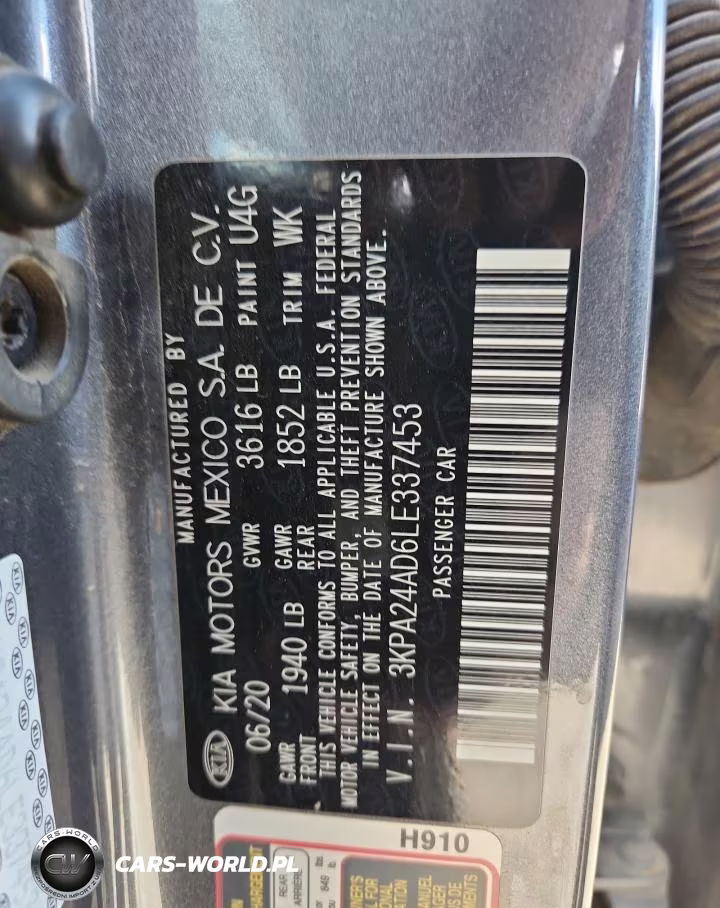 2020 Kia Rio S VIN:3KPA24AD6LE337453 - 12