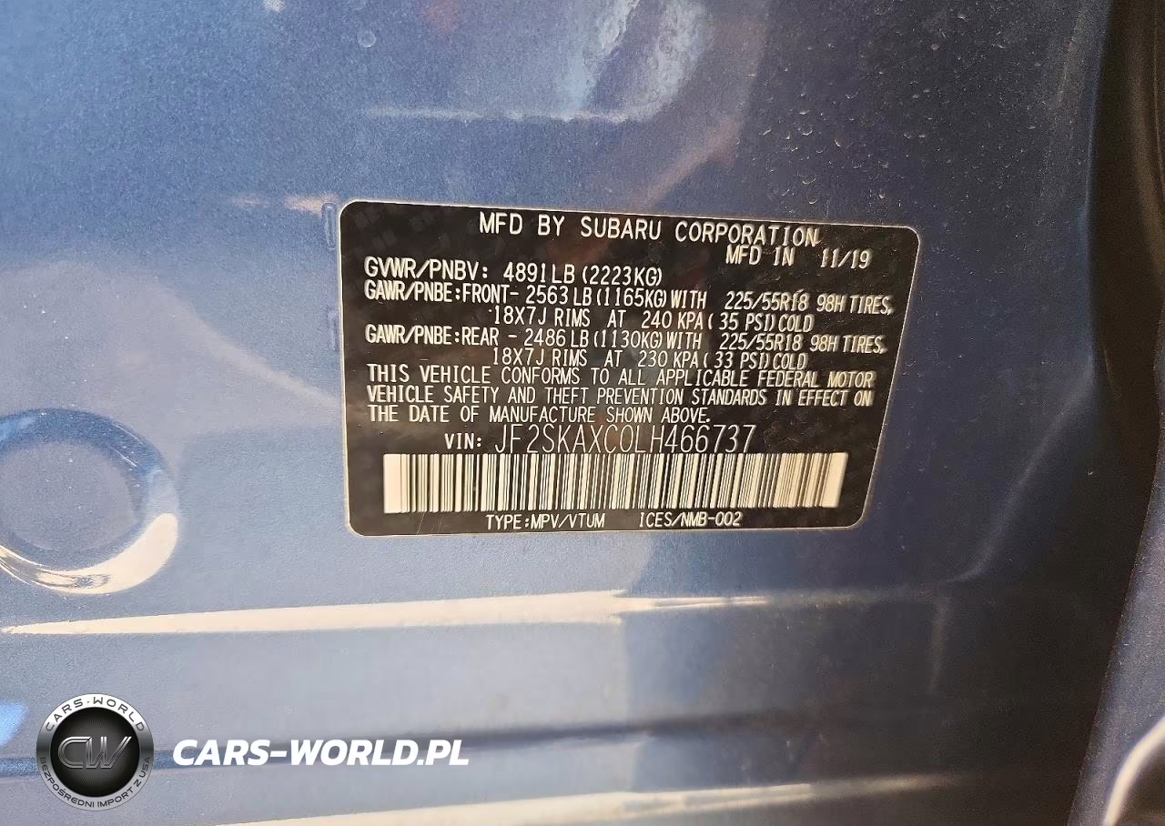2020 Subaru Forester Touring VIN:JF2SKAXC0LH466737 - 13
